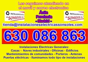 * Tu Especialista en Instalaciones Eléctricas en General * - Instalaciones Eléctricas Sonsoles,S.L.