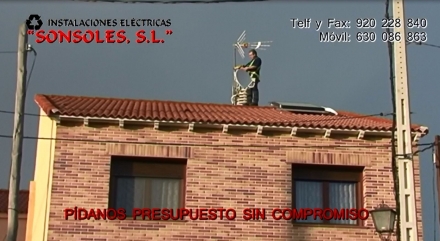 INSTALACIÓN DE ANTENAS - Instalaciones Eléctricas Sonsoles,S.L.